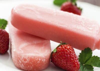 Berries & Cream Protein Popsicle